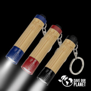 Llavero Linterna LED cuerpo Bamboo - B56
