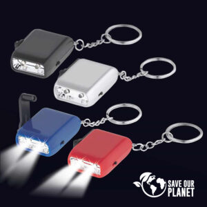 Llavero Linterna LED Dínamo - K0