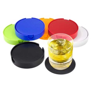 Set de Posavasos Plásticos Redondos - W7